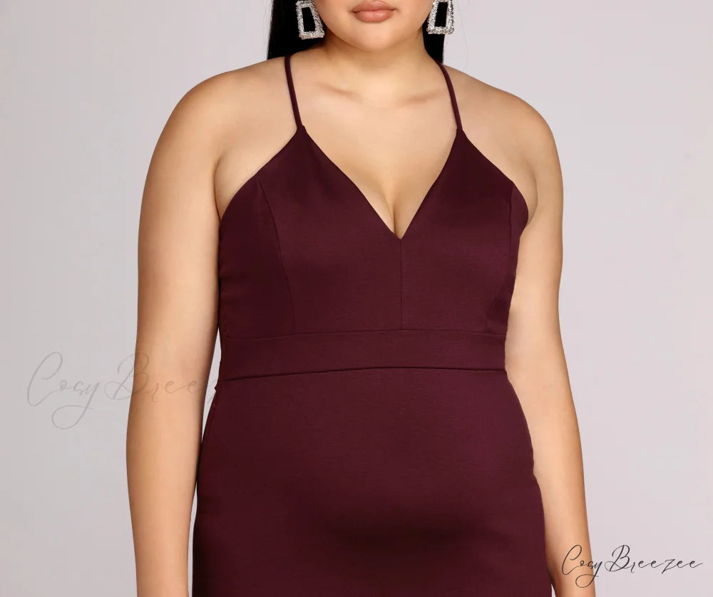 Plus Midnight Stylish Dreams Bodycon Dress