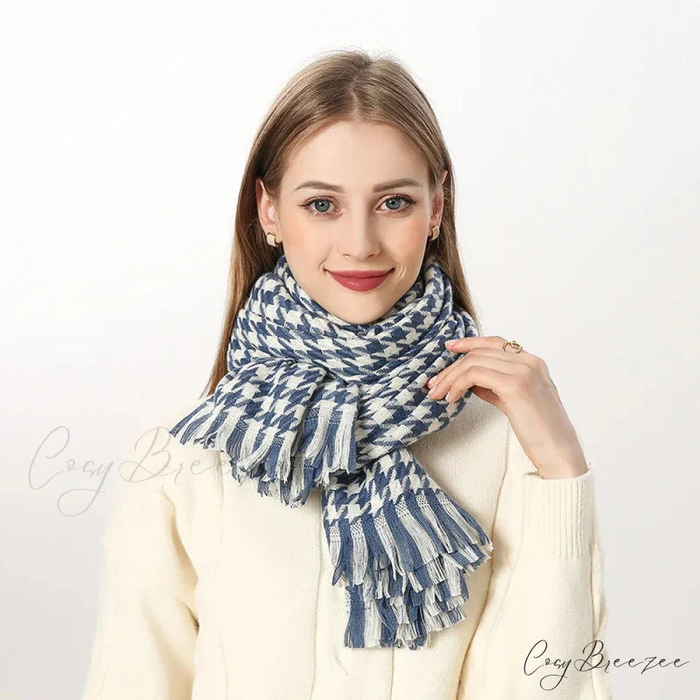 Premium Plaid Cashmere Long Bandana Scarf Color15 scarf-241228