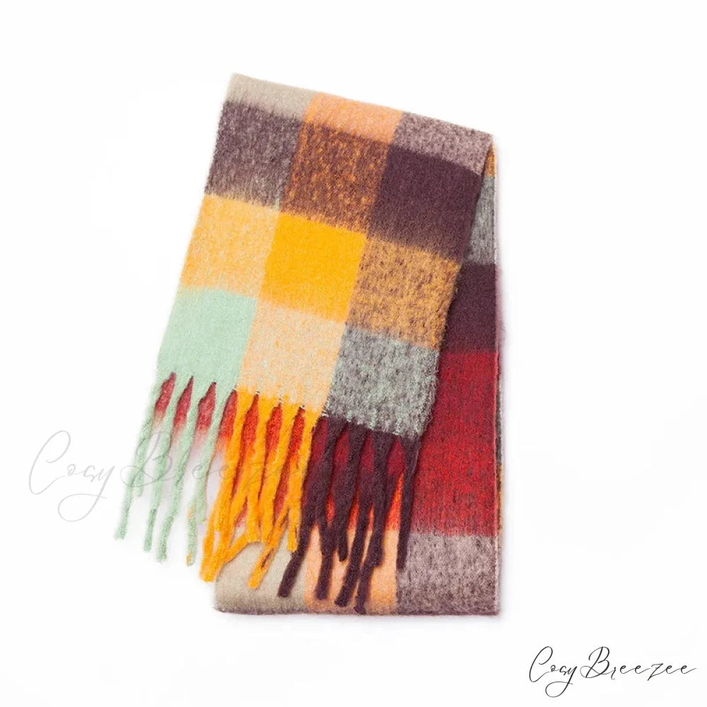 Premium Winter Cashmere Shawl Wrap Scarf scarf-241228