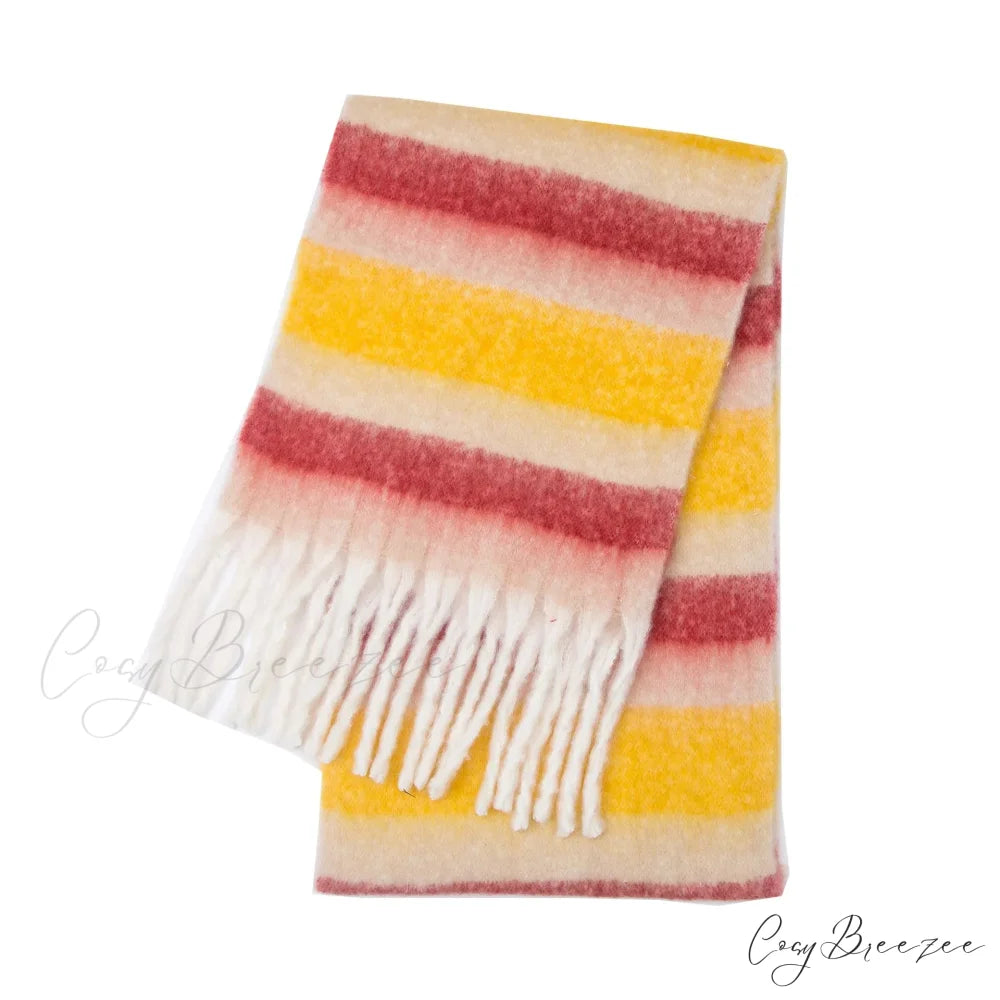 Premium Winter Cashmere Shawl Wrap Scarf Color12 / 230X53cm scarf-241228