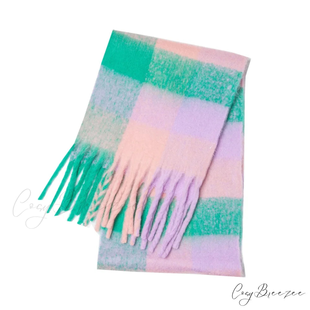 Premium Winter Cashmere Shawl Wrap Scarf Color15 / 230X53cm scarf-241228