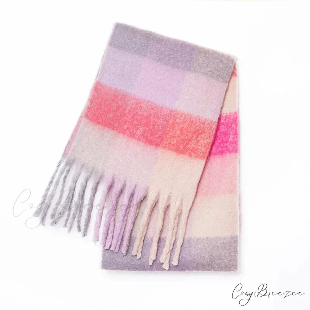 Premium Winter Cashmere Shawl Wrap Scarf Color4 / 230X53cm scarf-241228