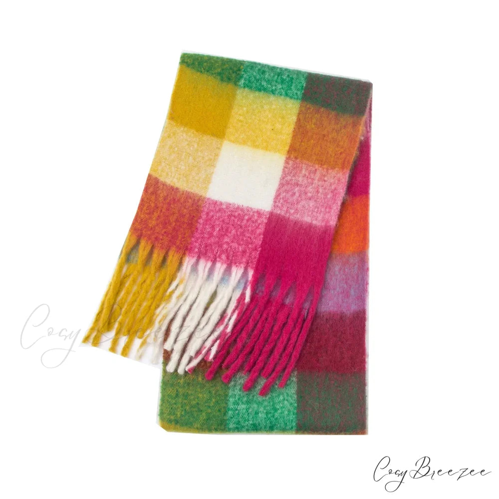 Premium Winter Cashmere Shawl Wrap Scarf Color5 / 230X53cm scarf-241228
