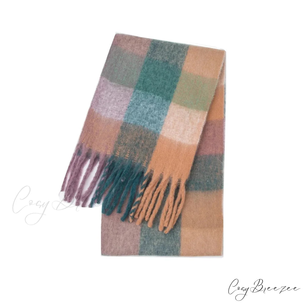 Premium Winter Cashmere Shawl Wrap Scarf Color7 / 230X53cm scarf-241228