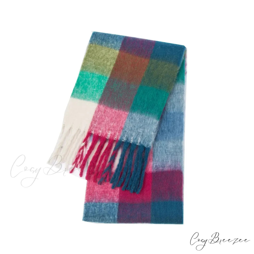 Premium Winter Cashmere Shawl Wrap Scarf Color9 / 230X53cm scarf-241228