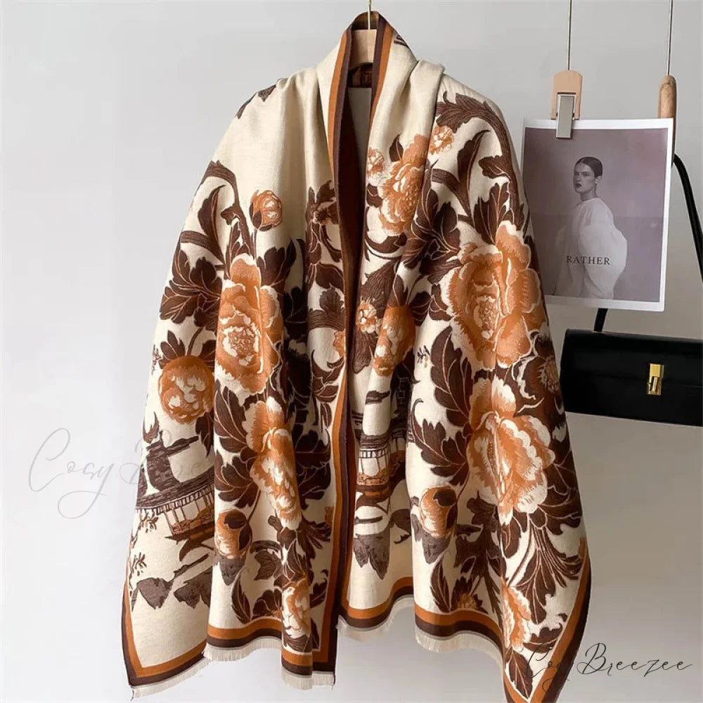 Premium Winter Pashmina Blanket Scarf scarf-241228