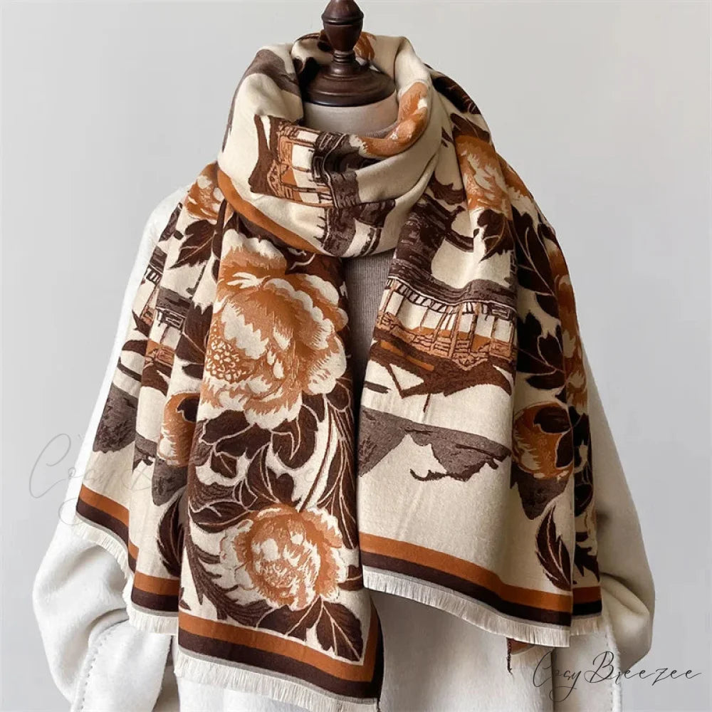 Premium Winter Pashmina Blanket Scarf scarf-241228