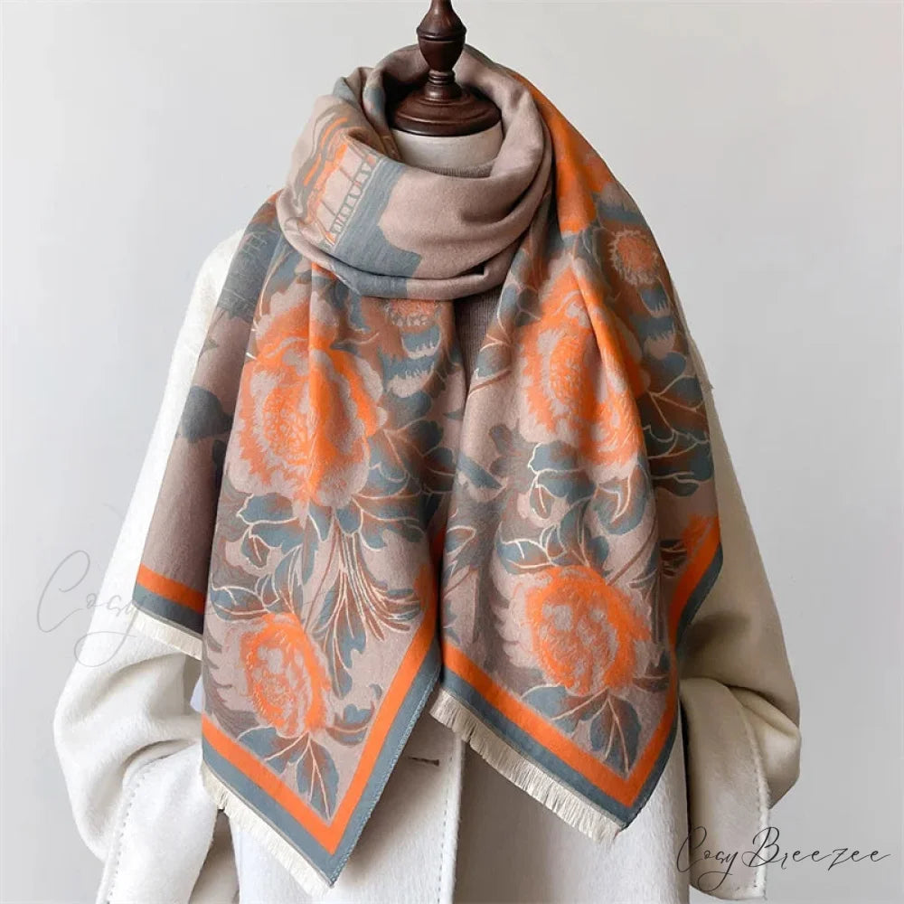 Premium Winter Pashmina Blanket Scarf Color1 scarf-241228