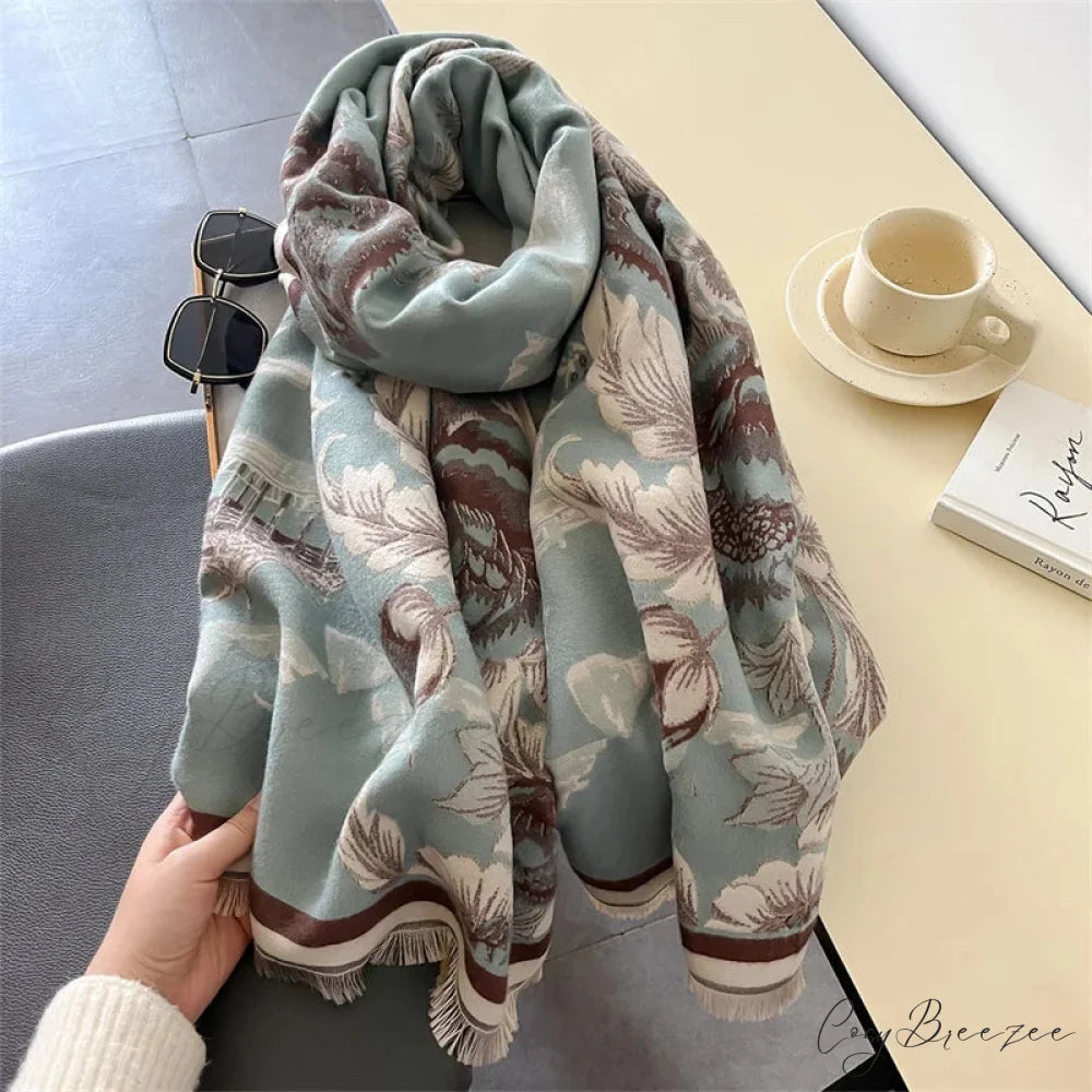 Premium Winter Pashmina Blanket Scarf Color4 scarf-241228