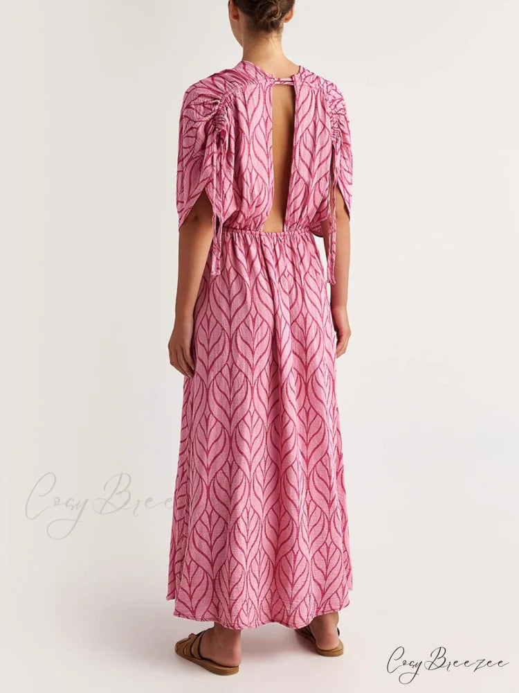 Printed Resort Stylish Maxi Dress