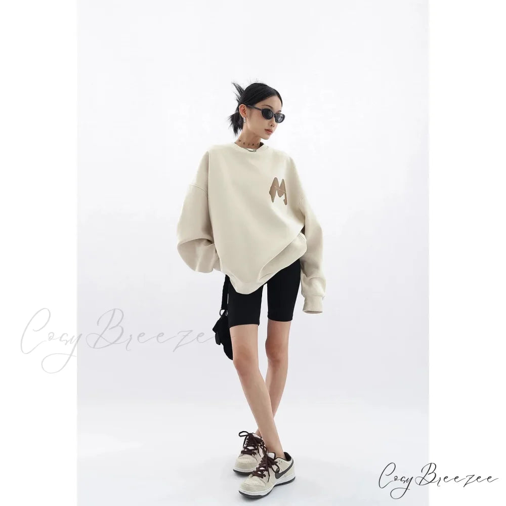 Printed Trendy Loose Casual Cozy Hoodie