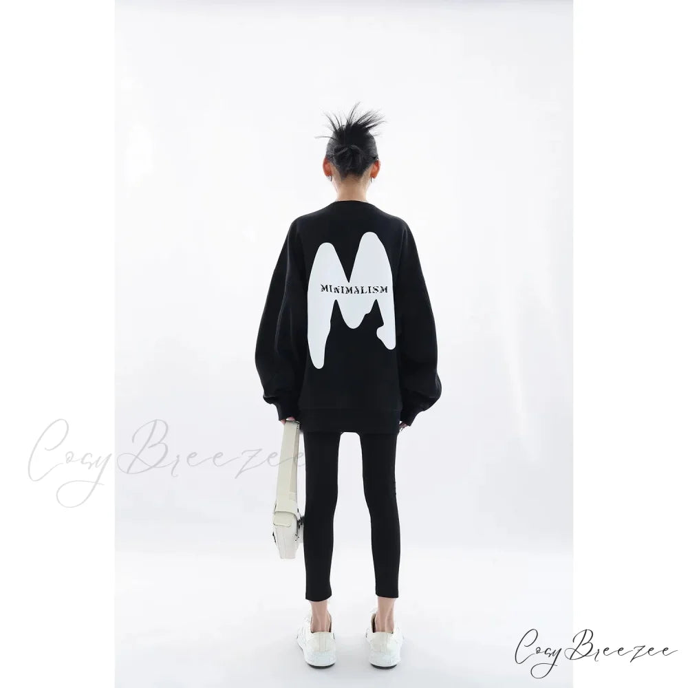 Printed Trendy Loose Casual Cozy Hoodie