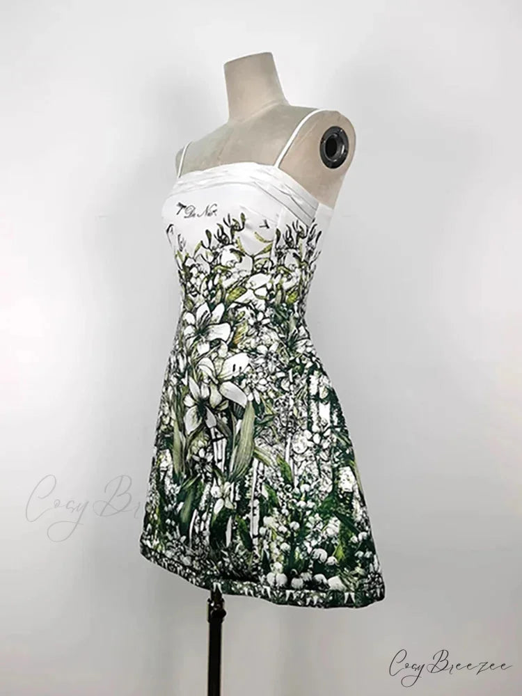Printed Tube Stylish Mini Dress