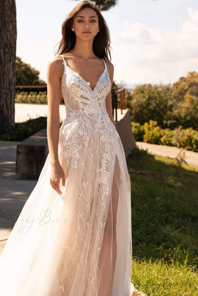 Promise of Love Embroidered Modern Lace Backless Maxi Dress