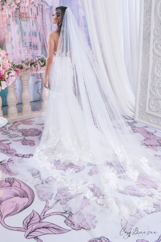 Promised Love Lace Trendy Mermaid Wedding Dress
