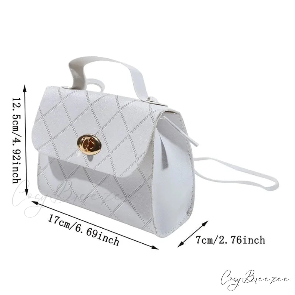 PU Leather Lipstick Phone Storage Crossbody Handbag handbag-250126