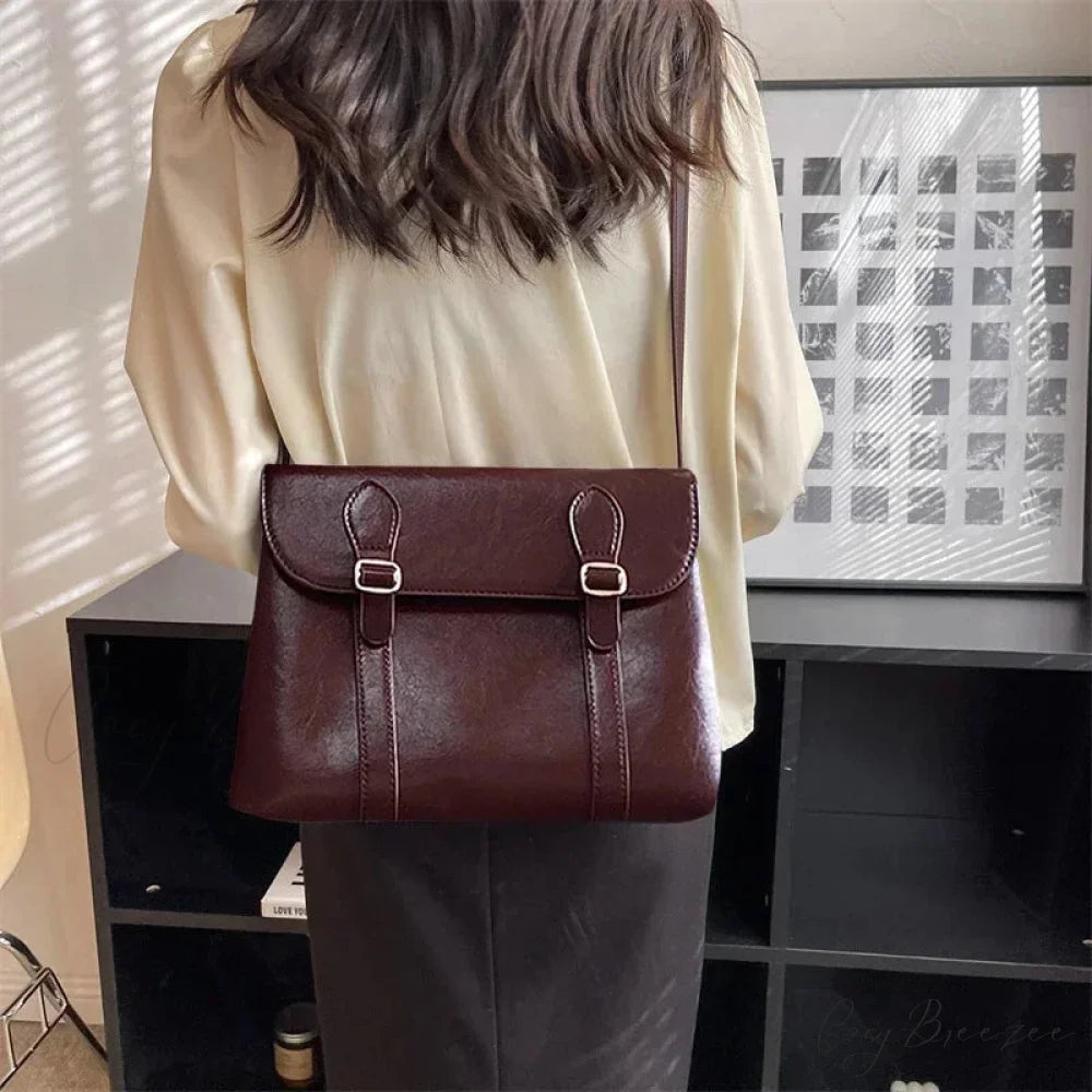 PU Leather Luxury Designer Crossbody shoulder-250126