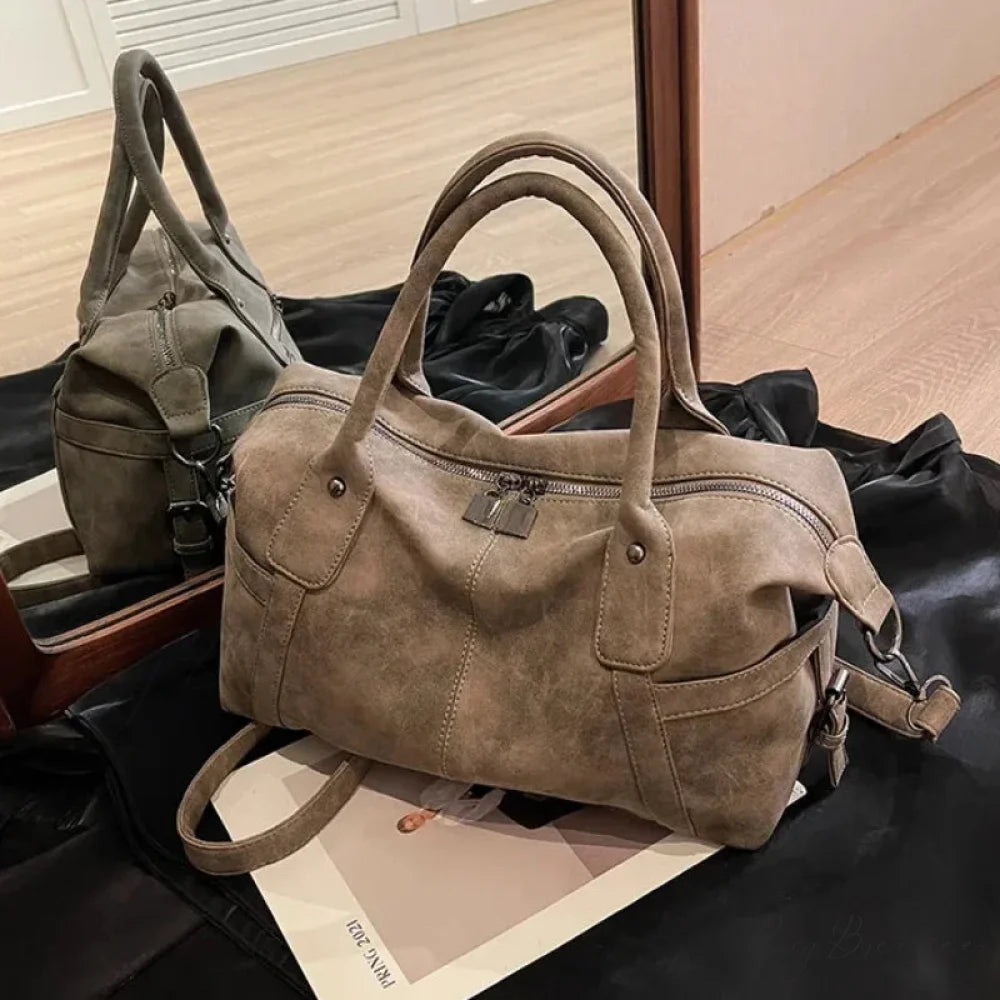 PU Leather Retro Crossbody Bag shoulder-250126