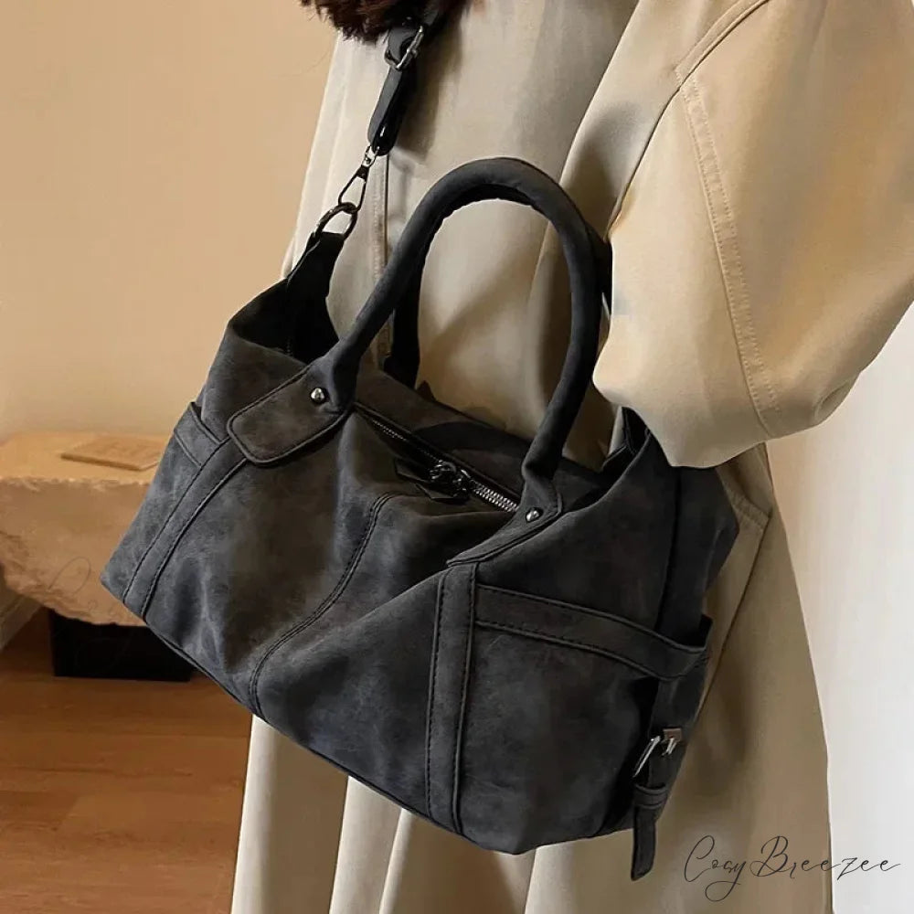 PU Leather Retro Crossbody Bag shoulder-250126