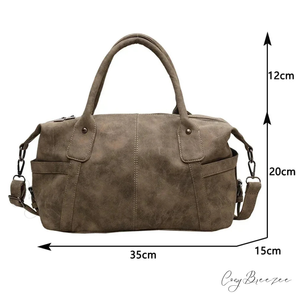 PU Leather Retro Crossbody Bag shoulder-250126