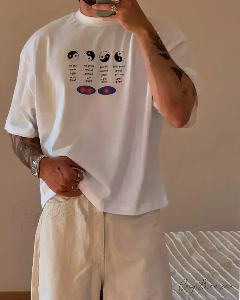 Punk Street Playful Lemon Print Tee white6 / S t-shirt-250223