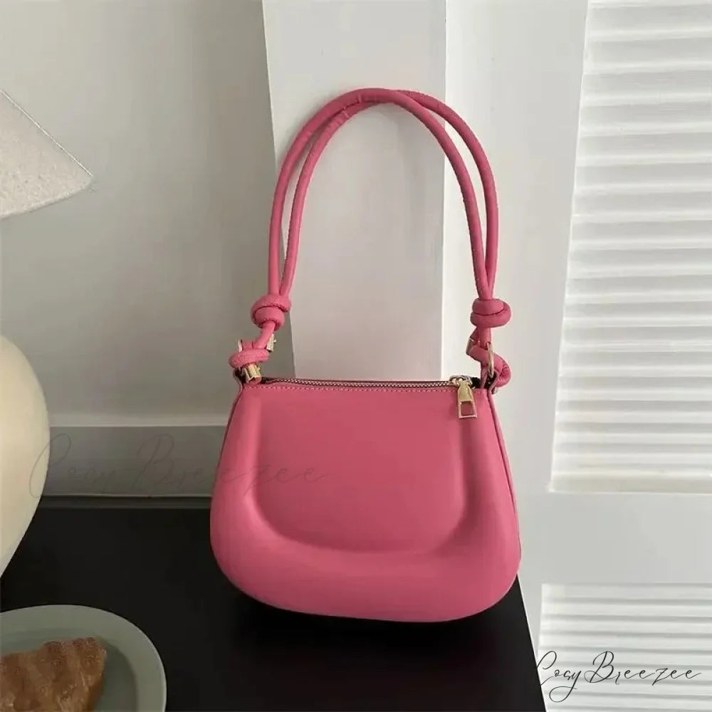 Purple Retro PU Leather Crossbody shoulder-250126
