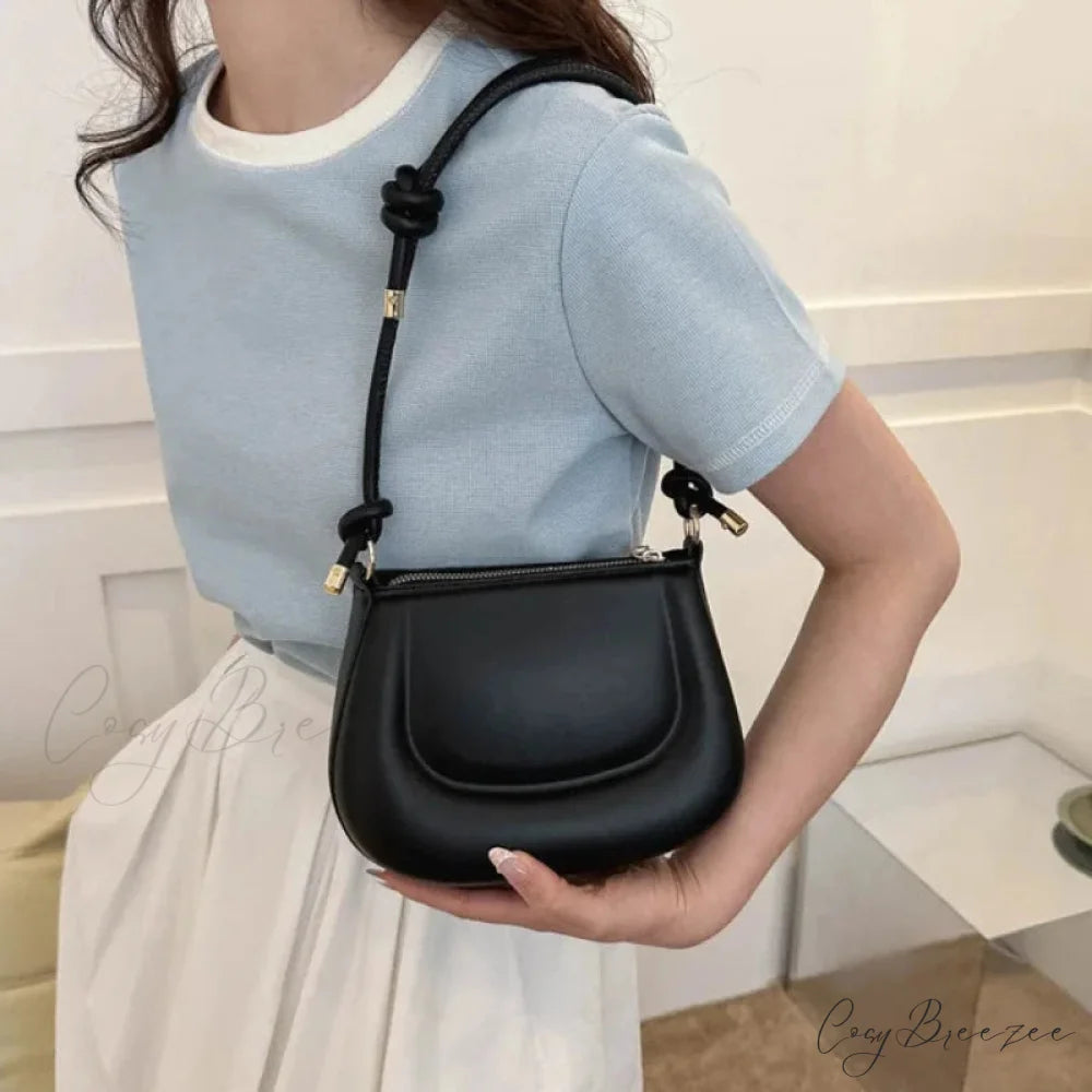 Purple Retro PU Leather Crossbody shoulder-250126