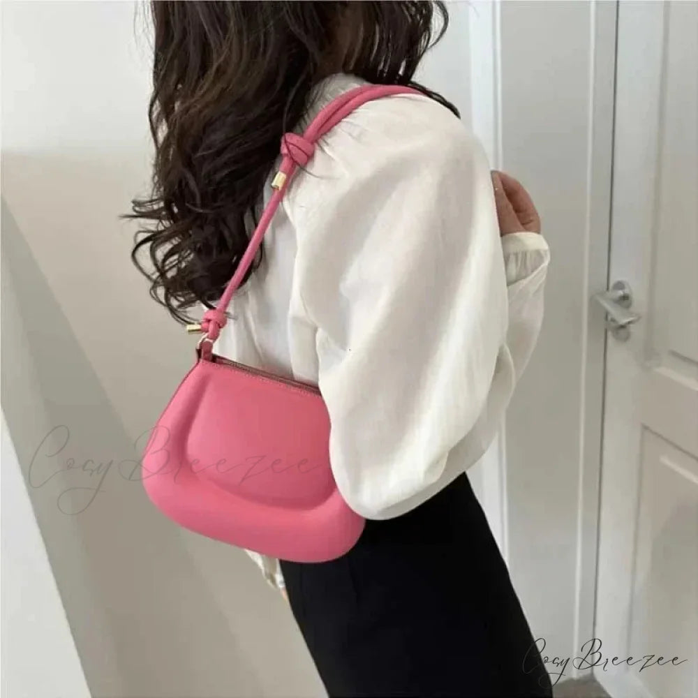 Purple Retro PU Leather Crossbody shoulder-250126