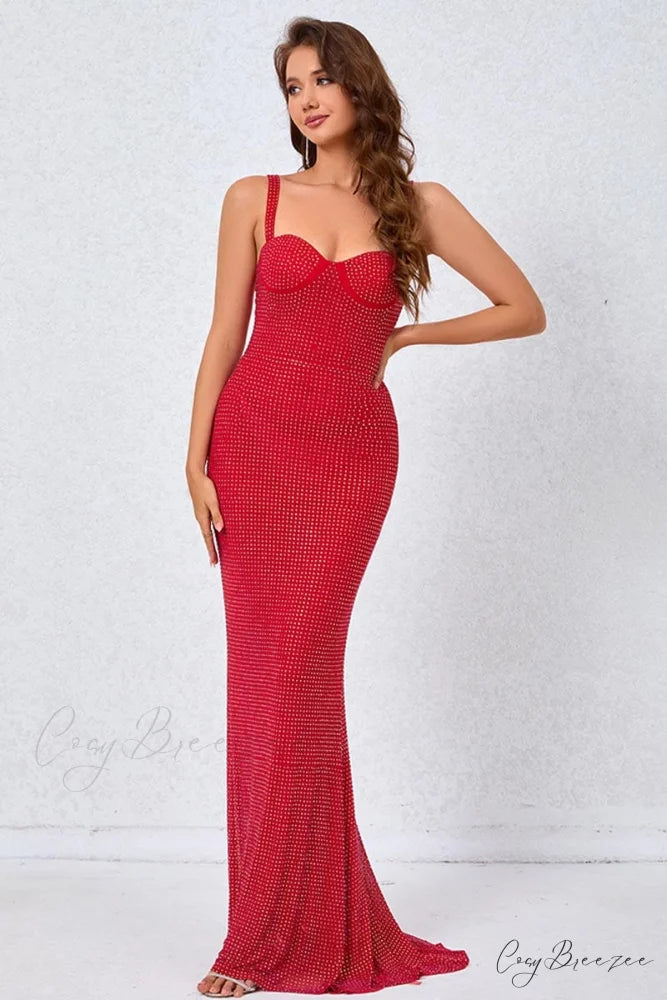 Radiant Presence Graceful Fishtail Maxi Dress