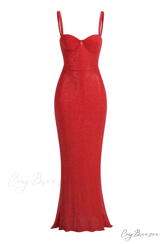 Radiant Presence Graceful Fishtail Maxi Dress