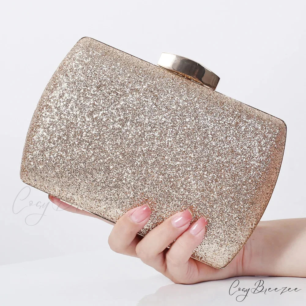 Red Diamond Evening Clutch Gold wristlet-250126