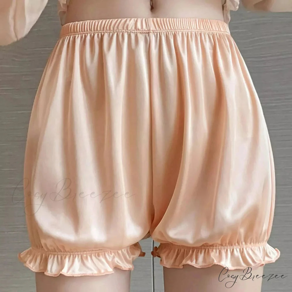 Retro Frilled Pumpkin Bloomer Shorts short-250223
