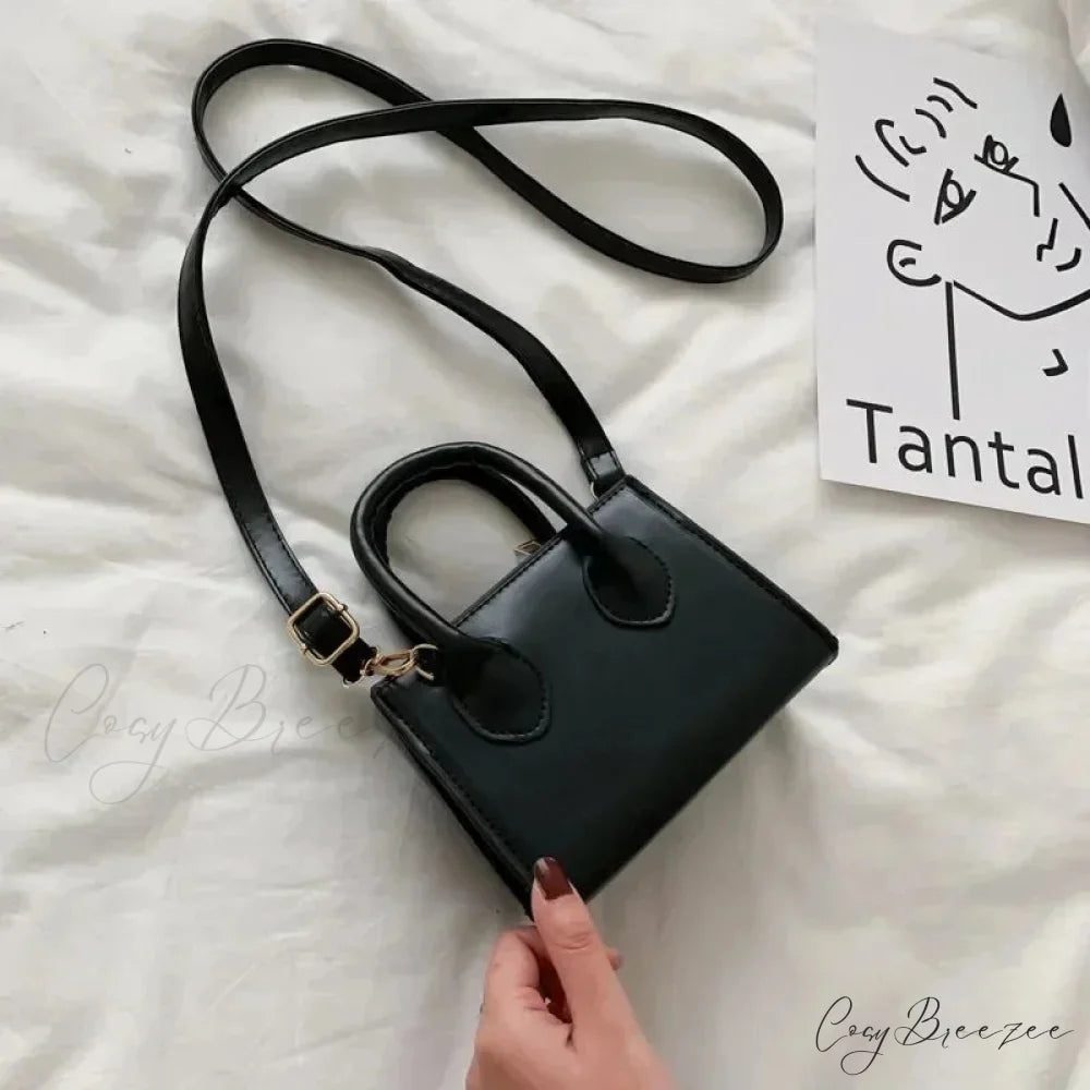 Retro Mini Square Crossbody Handbag Womens Shoulder Bag handbag-250126