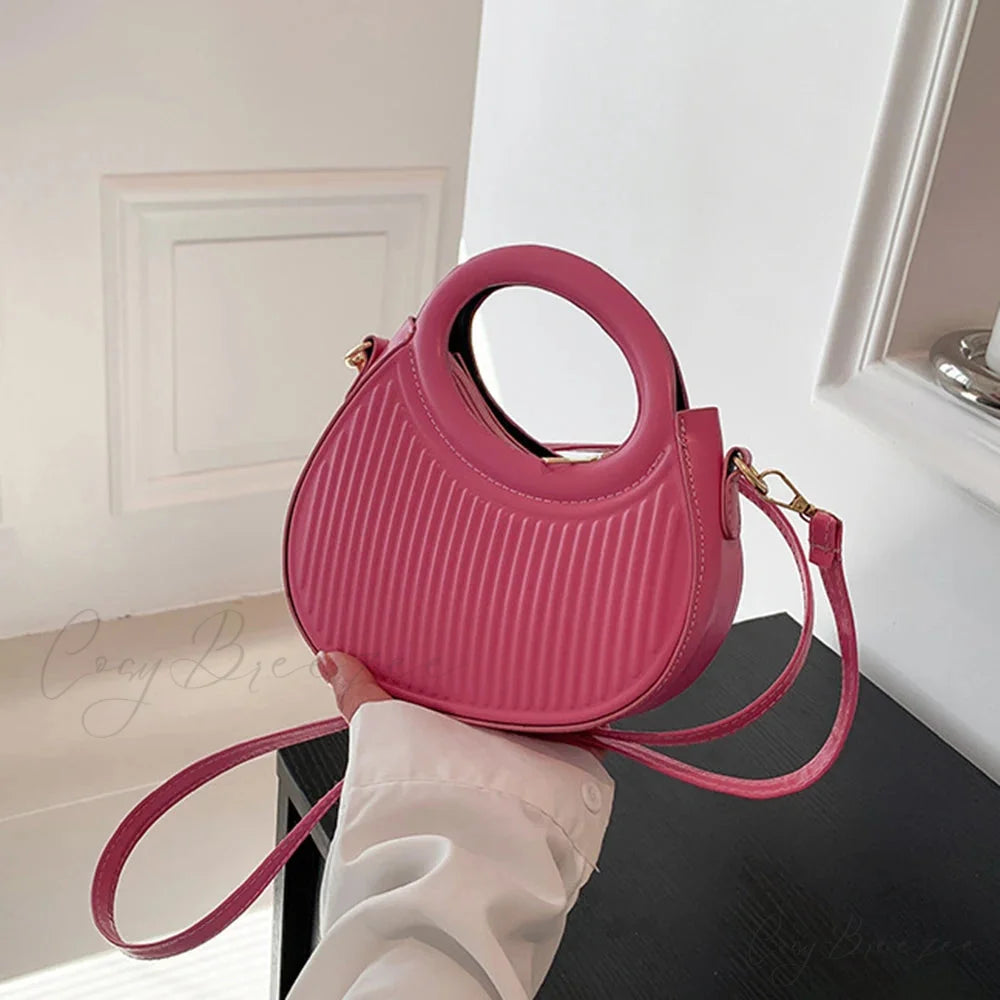 Retro Y2K Leather Mini Phone Coin Crossbody Handbag handbag-250126