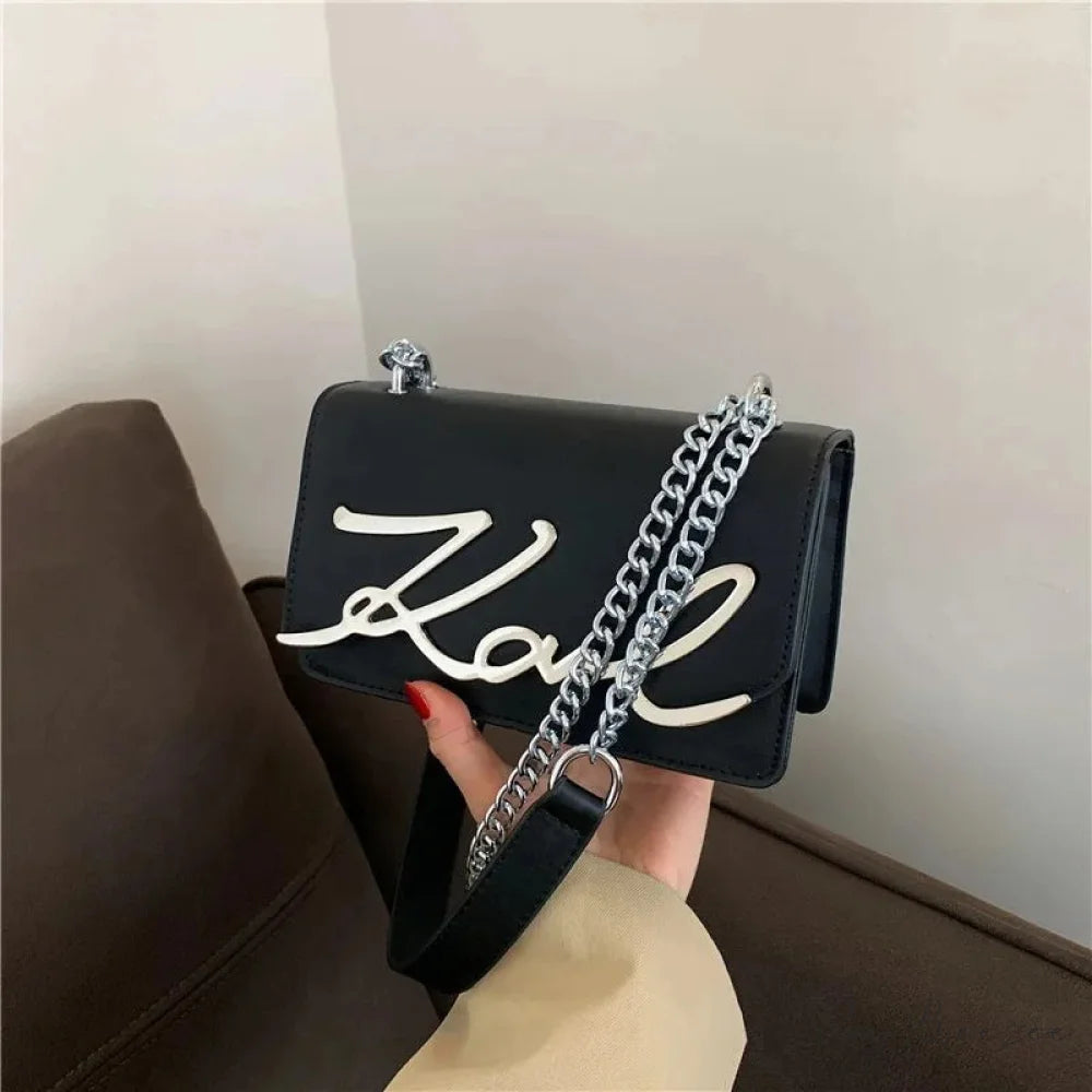 Retro Zipper Square Shoulder Tote Bag shoulder-250126