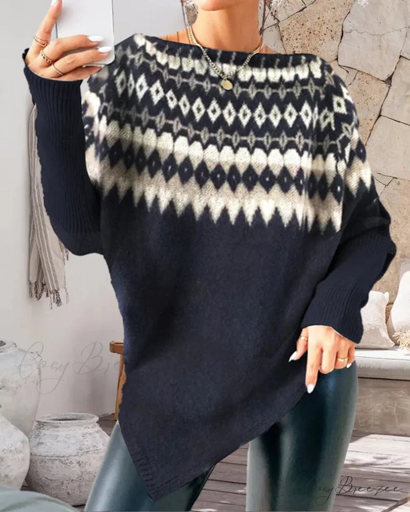 Round neck sweater