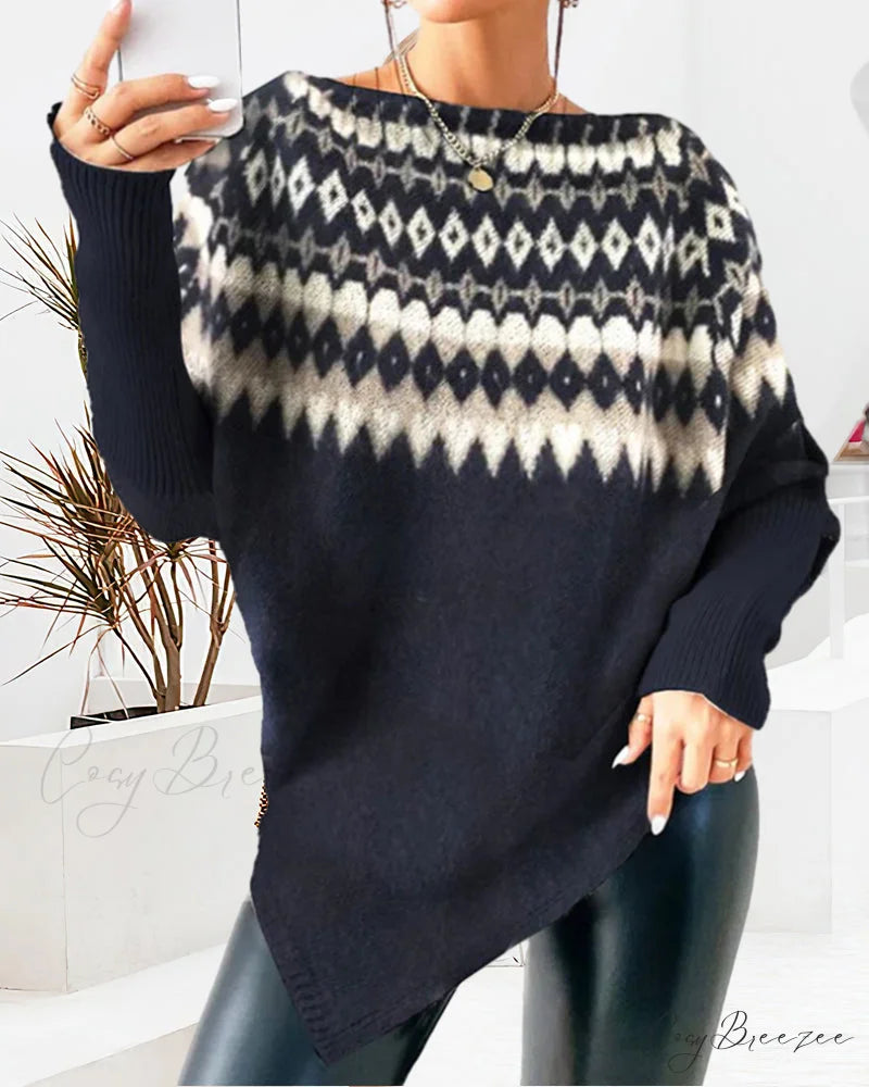 Round neck sweater