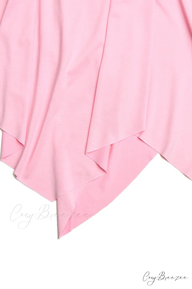 Ruched Fishtail Slit Dress