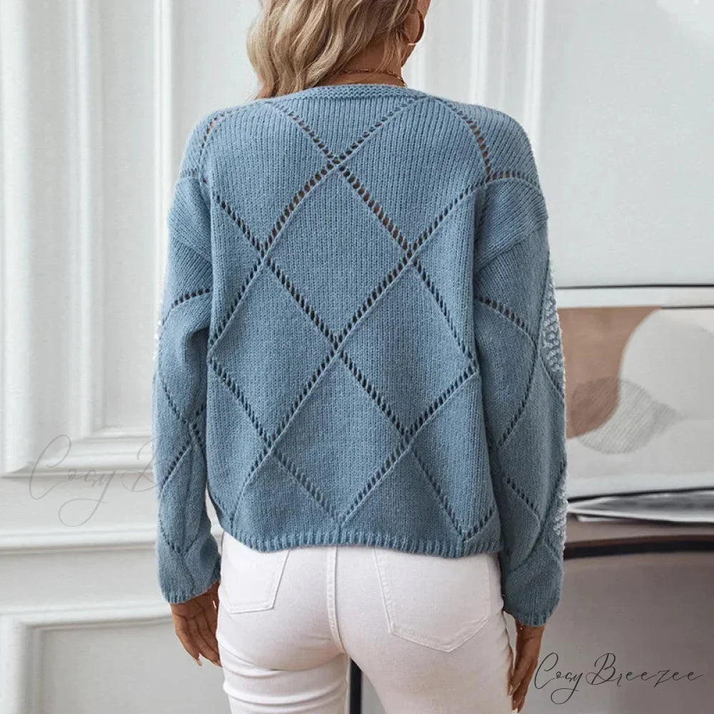 Sequin Long Maxi Warm Sweater swraters-241228