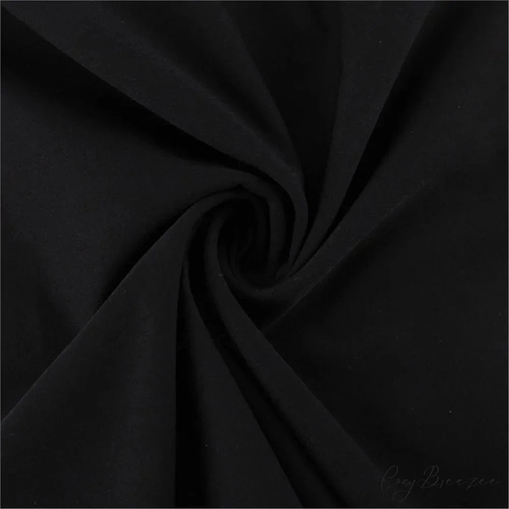 Sexy Tight Black Maxi Bodycon Thick Autumn Winter Long Package Skirt