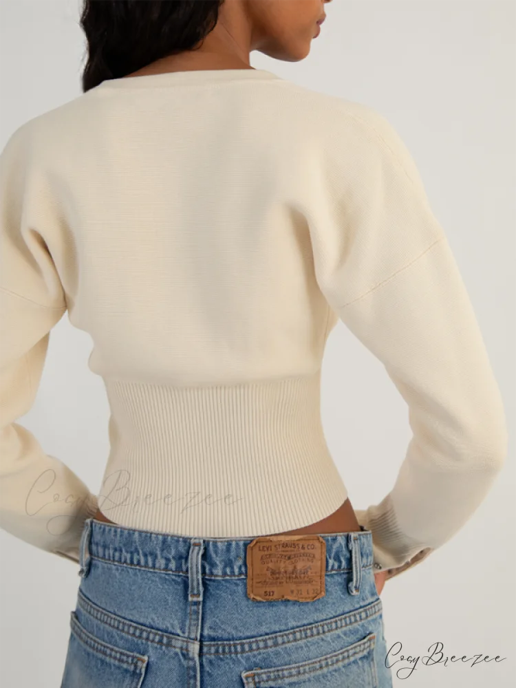 Sexy Women’s Button Cardigan Sweater