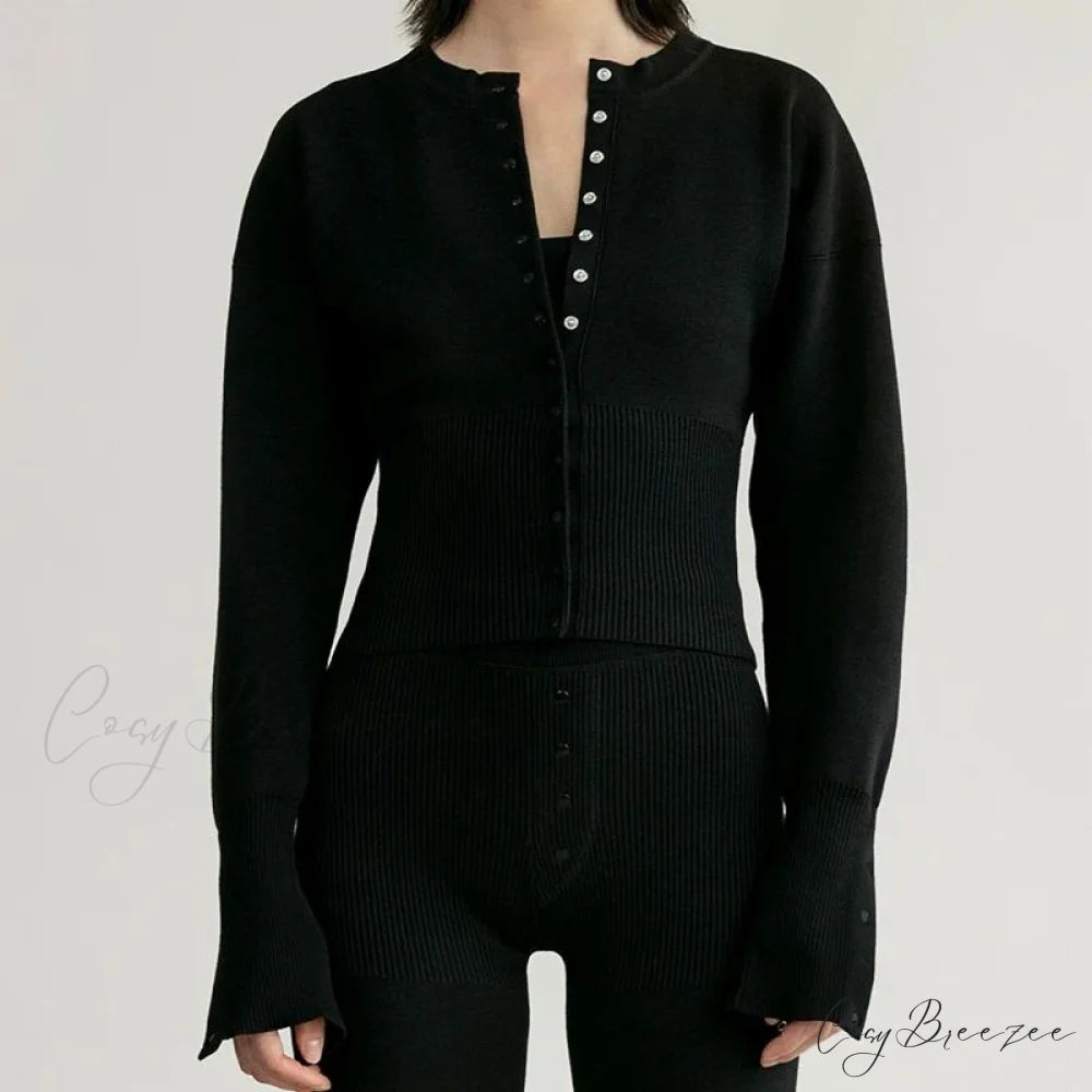 Sexy Women’s Button Cardigan Sweater