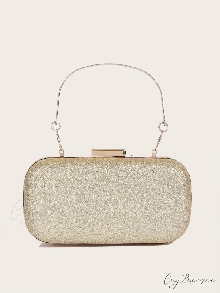 Shiny Corduroy Fashionable Dinner Party Wedding Clutch Bag clutchbag-250126