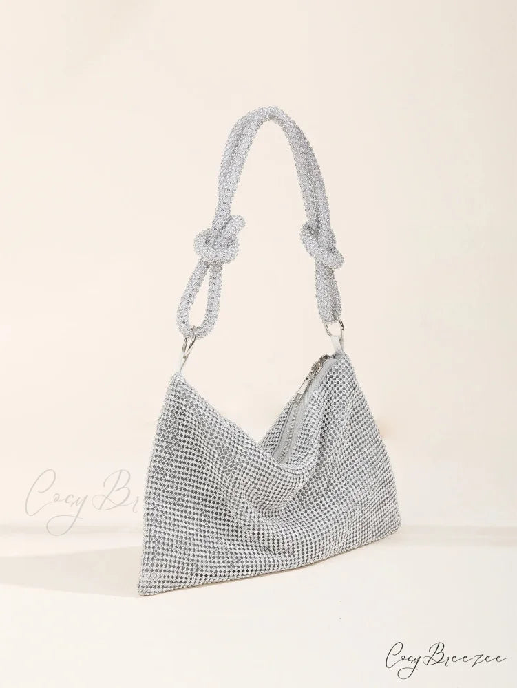 Shiny Rhinestones Elegant Wedding Clutch clutchbag-250126