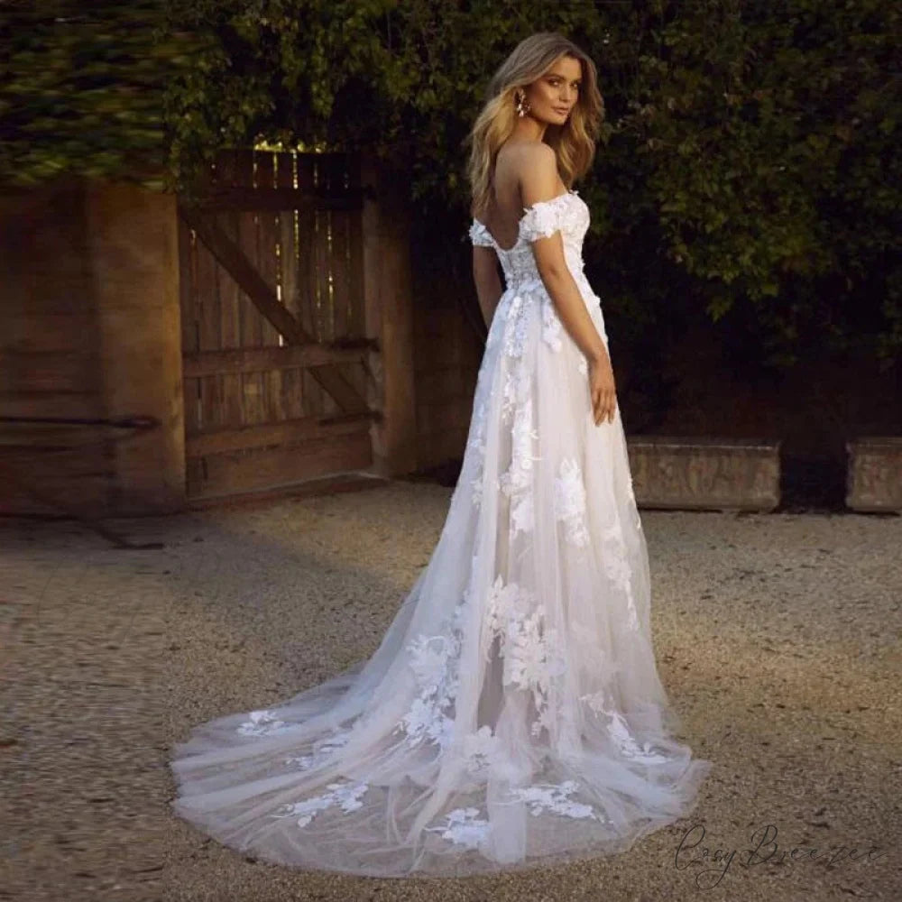 Short Classic Strapless Wedding Dress weddingdress-250223