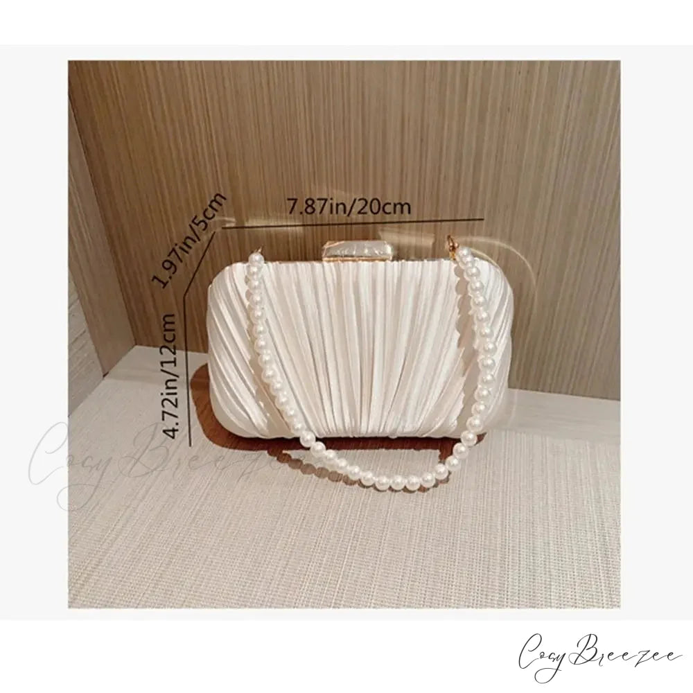Silk Evening Elegant Banquet Clutch clutchbag-250126