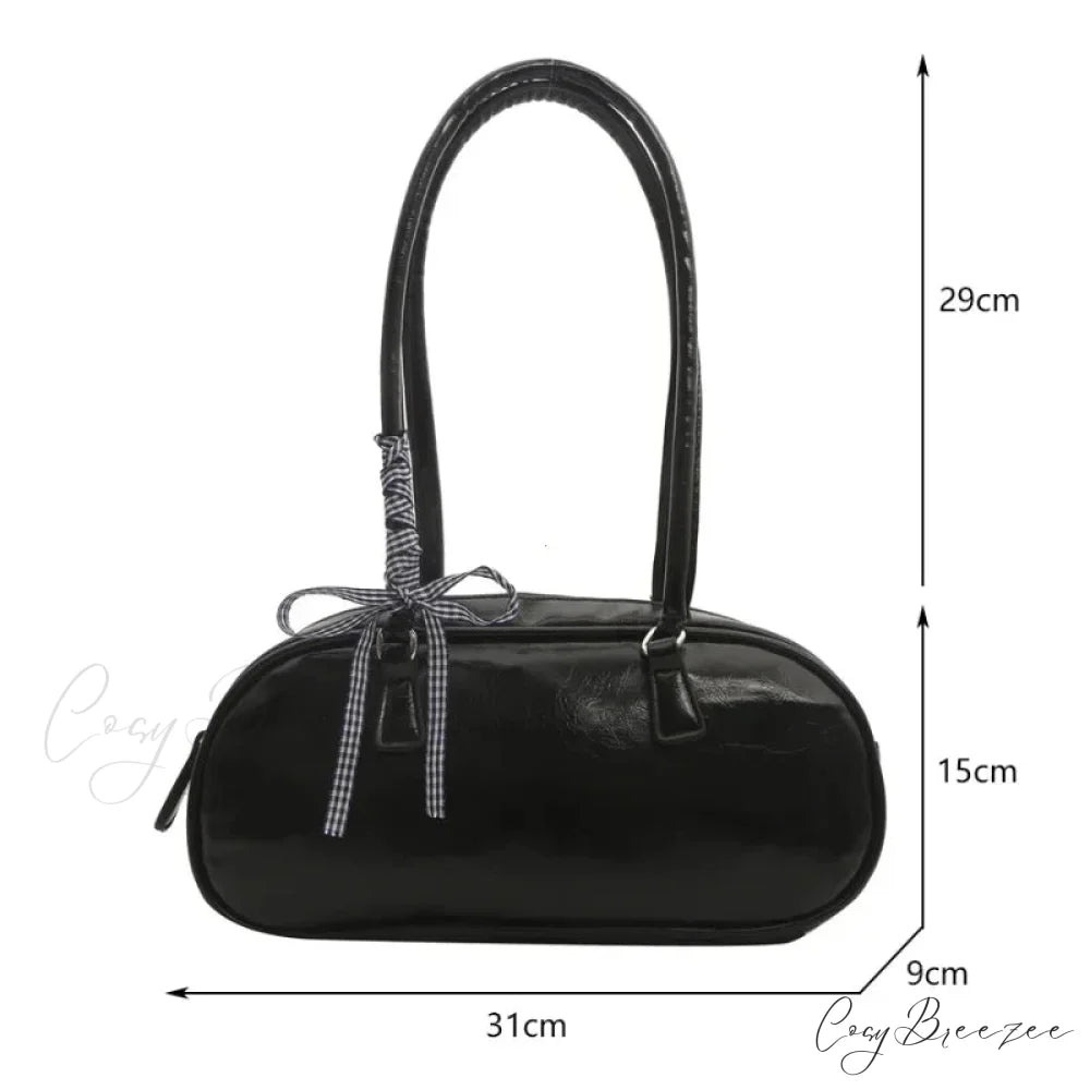 Silver Pillow Crossbody Bag shoulder-250126