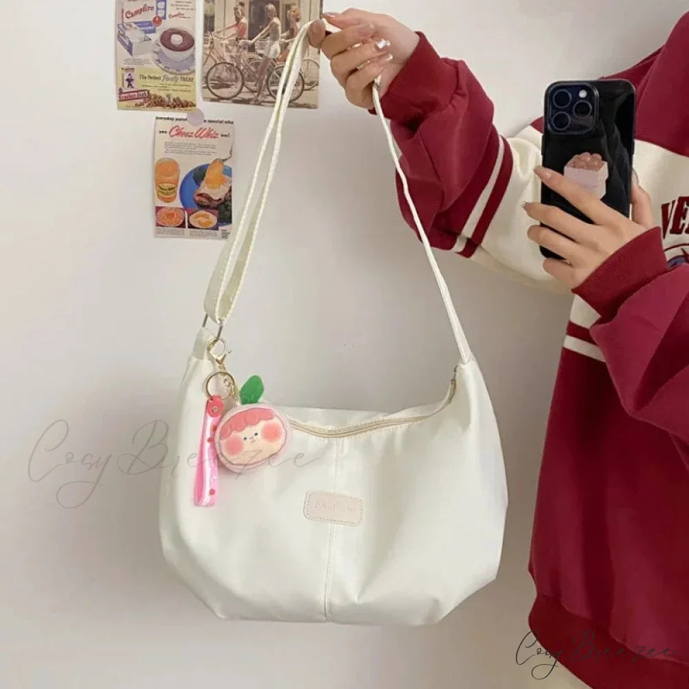 Simple College Style Nylon Large Crossbody crossbody-250126