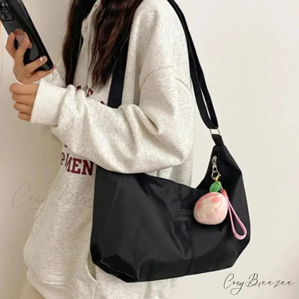 Simple College Style Nylon Large Crossbody crossbody-250126