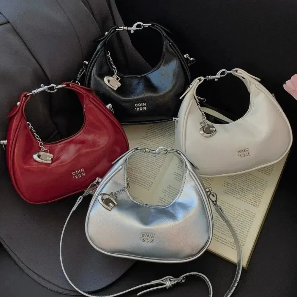 Simple Versatile Solid Shoulder Messenger Handbag handbag-250126